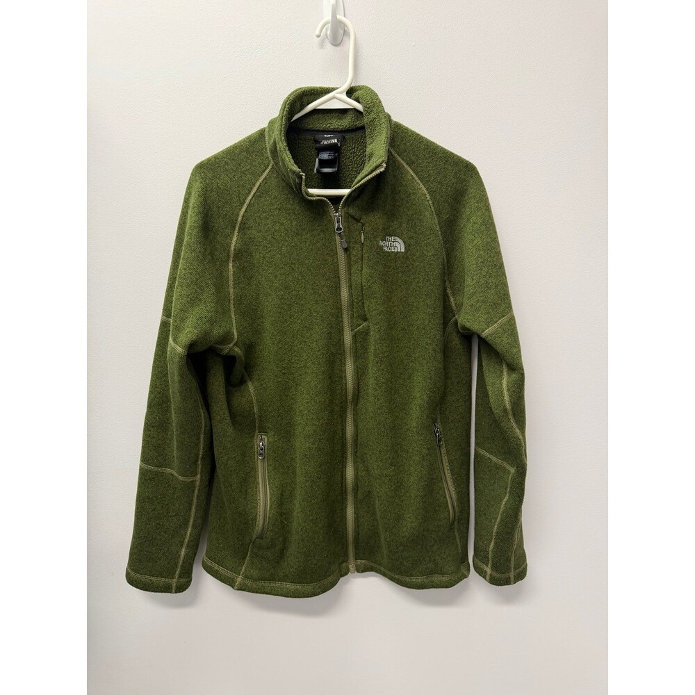 Men the north face sweater fleece lined zip up